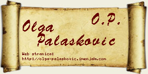 Olga Palasković vizit kartica